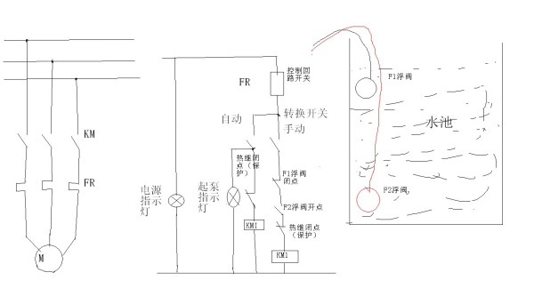 排水电机线怎么接