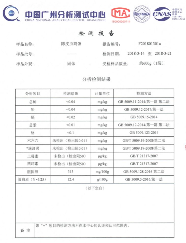 蛋品质检测实验报告