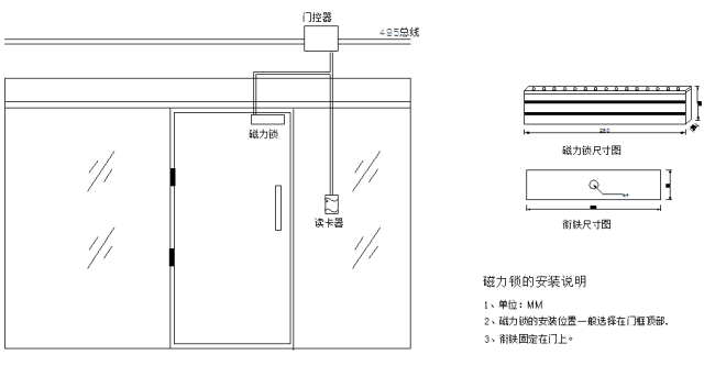 门禁怎么配管子图纸