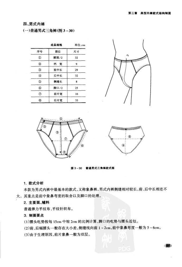 男式内衣怎么裁